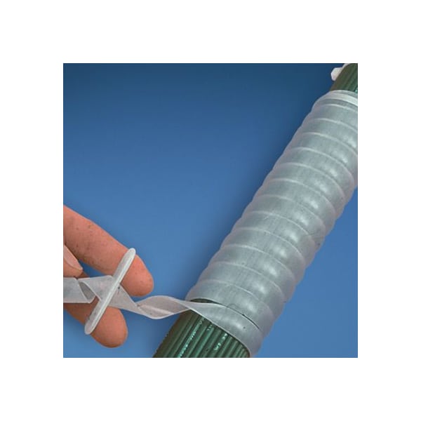 Spiral Wrap, 4 in Max Bundle Dia., 250 ft, Nylon 6/6, Natural